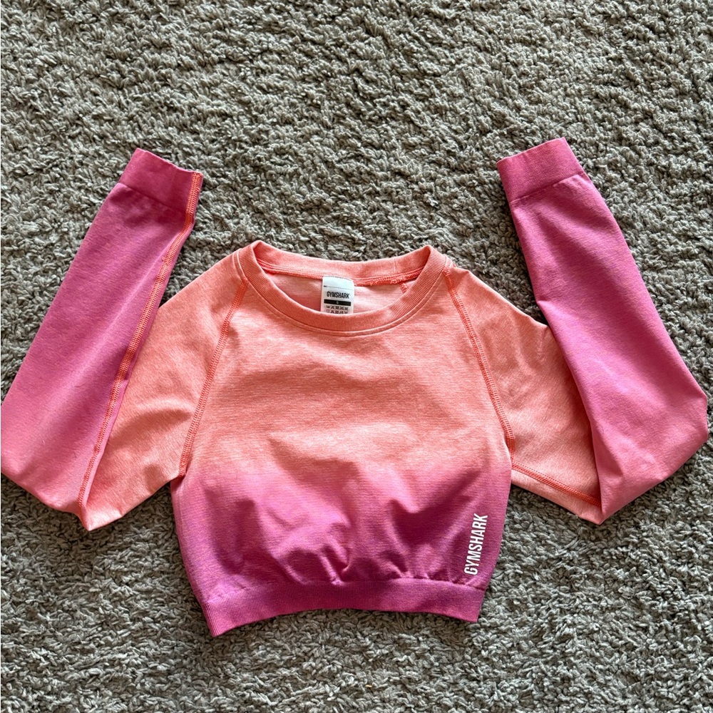 GYMSHARK long sleeve scrunch back